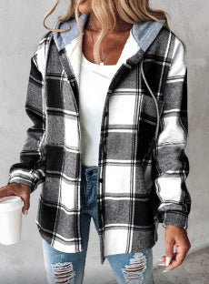 Vaelum Oversized Plaid Jacket
