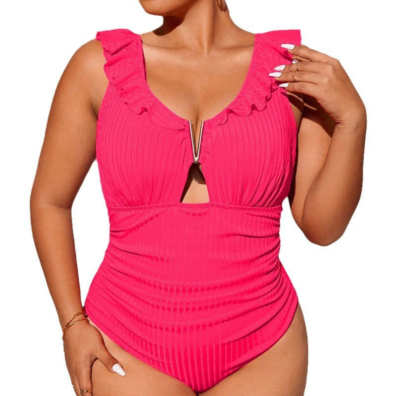 Vaelum Plus-Size High-Waist One-Piece