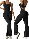 Vaelum Flared Backless Jumpsuit
