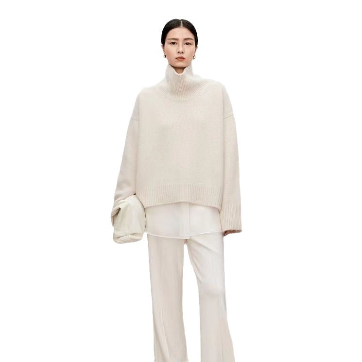 Vaelum High-Neck Knit Sweater
