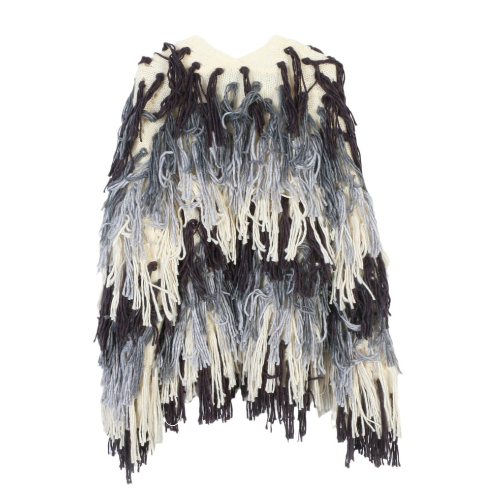 Vaelum Gradient Wool-Blend Cape Cardigan