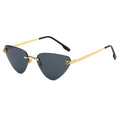 Vaelum Rimless Cut-Edge Sunglasses