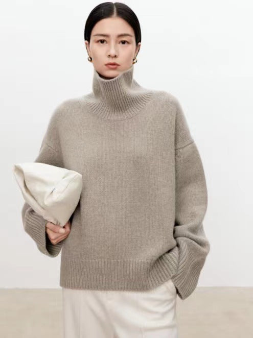 Vaelum High-Neck Knit Sweater