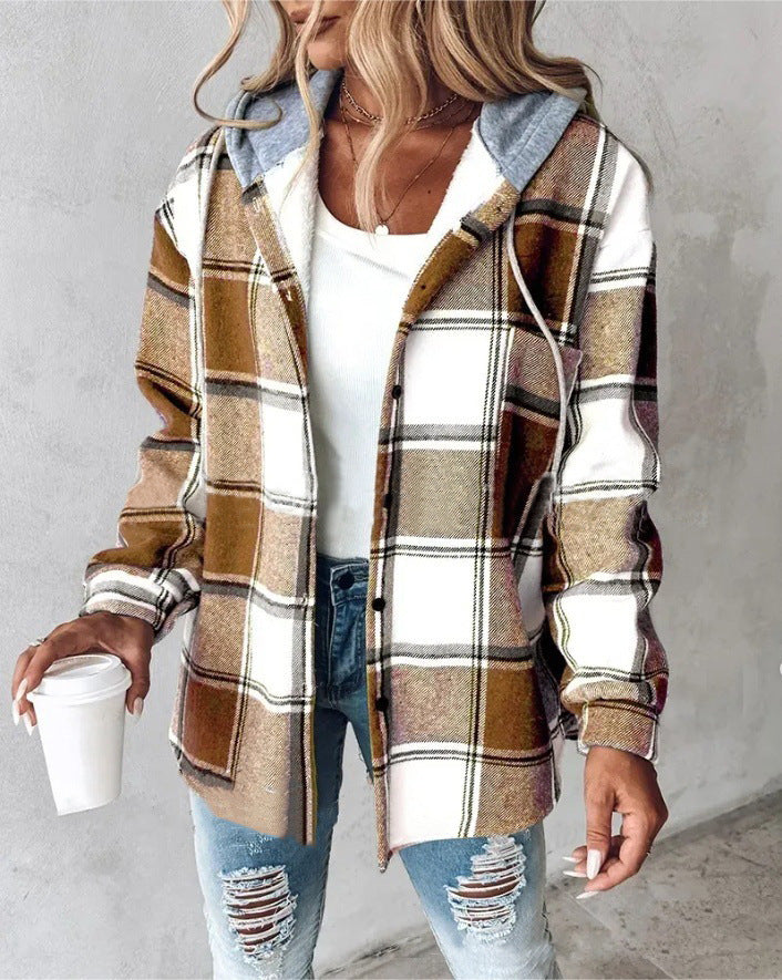 Vaelum Oversized Plaid Jacket