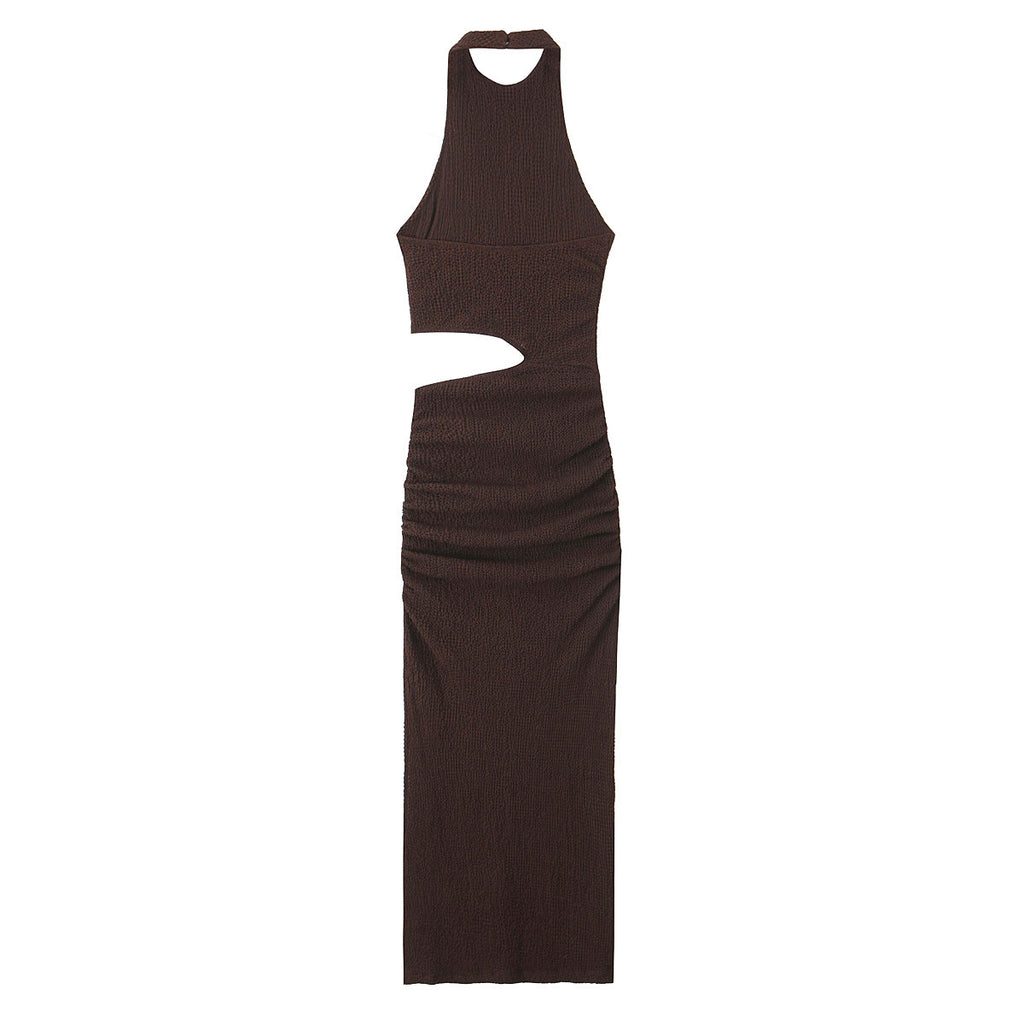 Vaelum Halter-Neck Maxi Dress