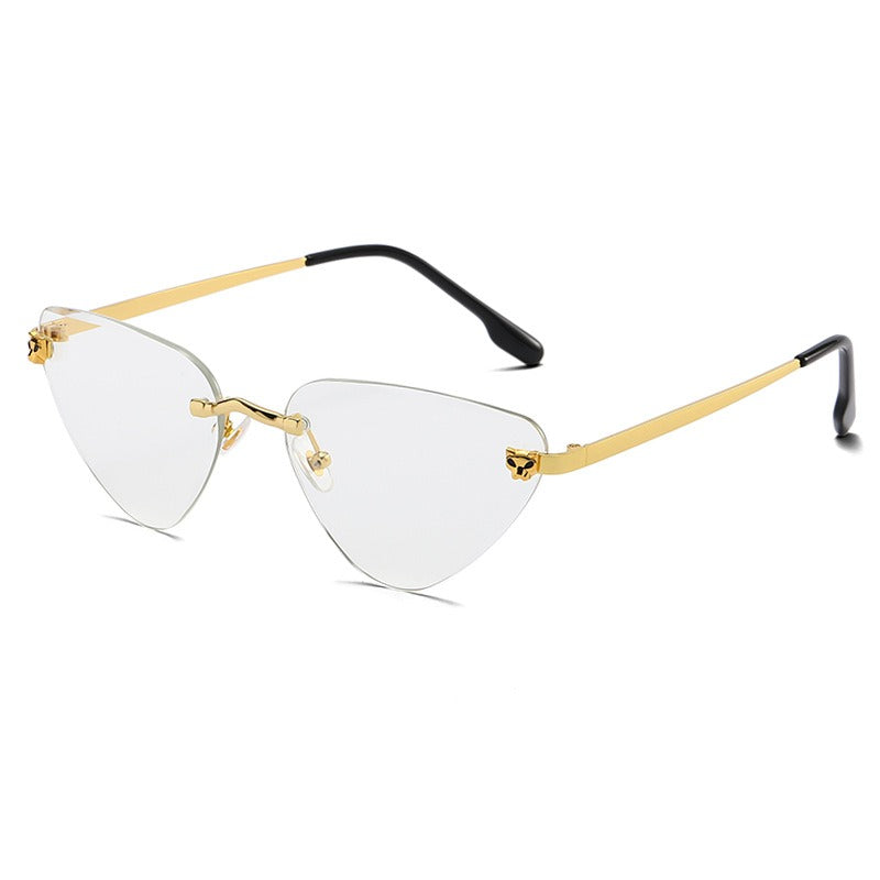 Vaelum Rimless Cut-Edge Sunglasses