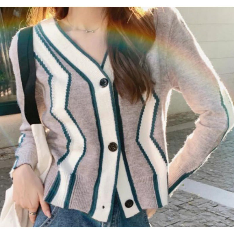 Vaelum Striped Knit Sweater
