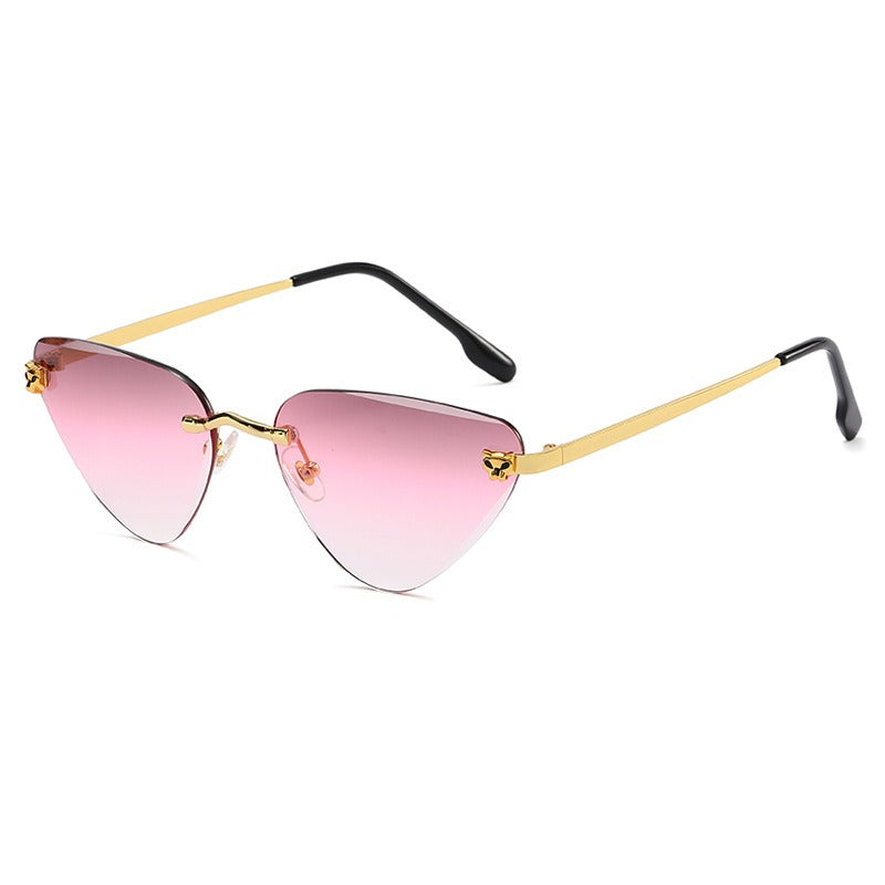 Vaelum Rimless Cut-Edge Sunglasses