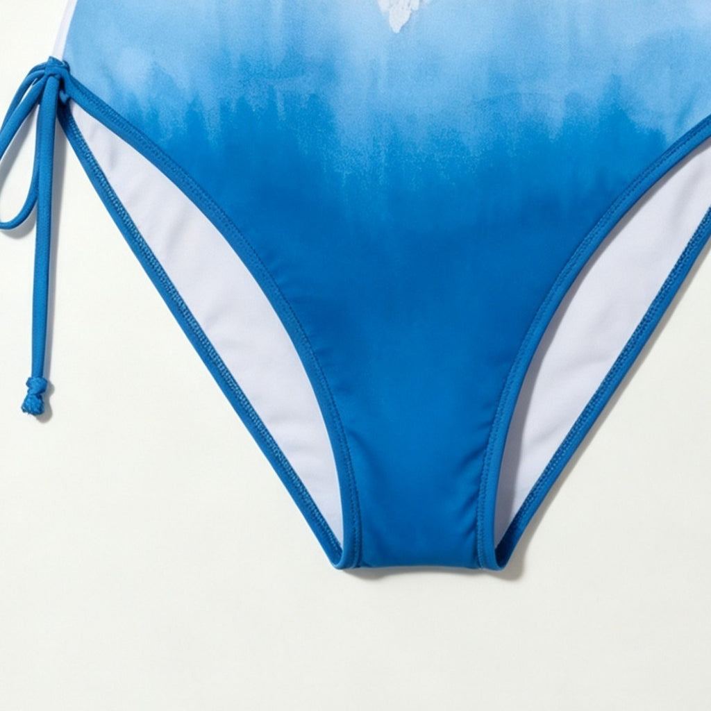 Vaelum Off-Shoulder Lace-Trim Swimsuit