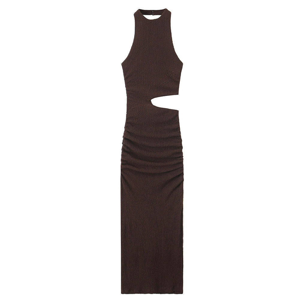 Vaelum Halter-Neck Maxi Dress
