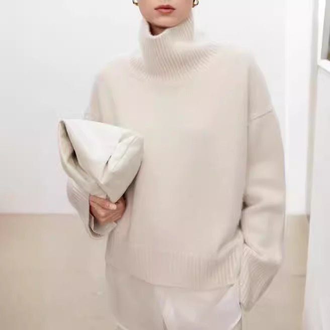 Vaelum High-Neck Knit Sweater