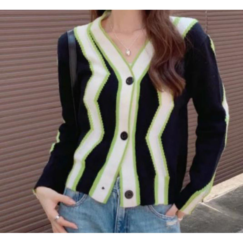 Vaelum Striped Knit Sweater