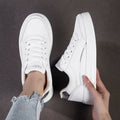 Vaelum White Flat Sneaker