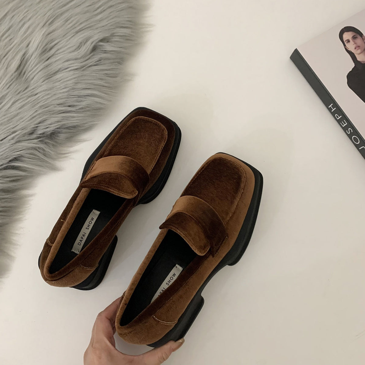 Vaelum Chunky Suede Platform Shoe