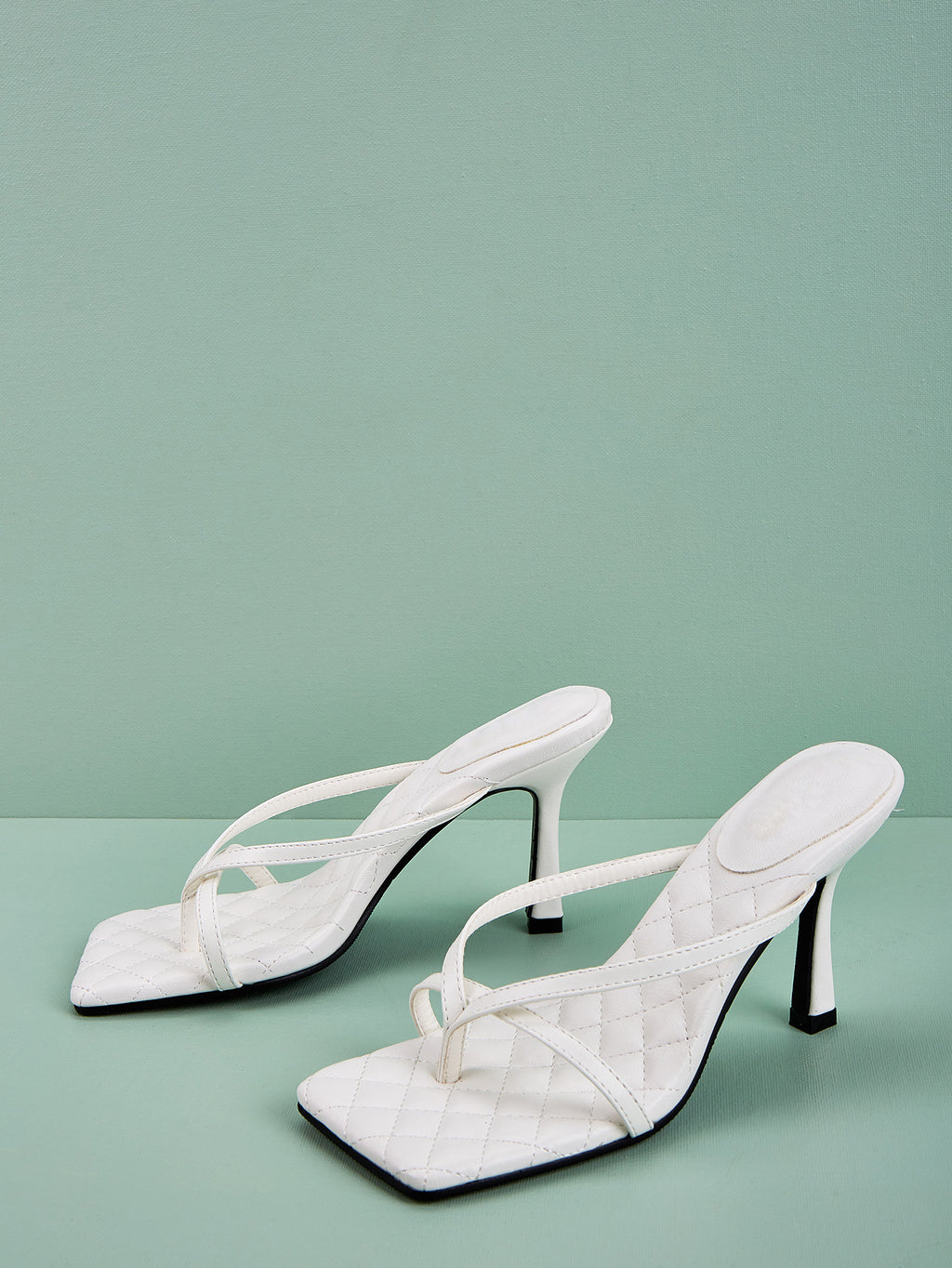 Vaelum Square-Toe Stiletto Sandal
