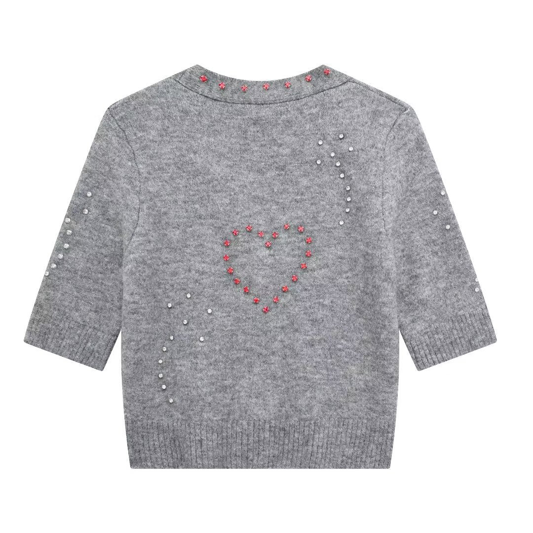 Vaelum Beaded Knit Cardigan
