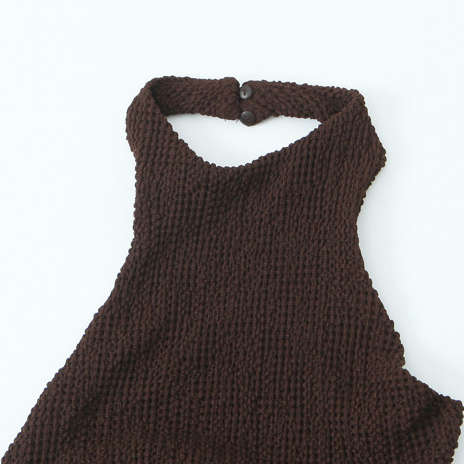 Vaelum Halter-Neck Maxi Dress