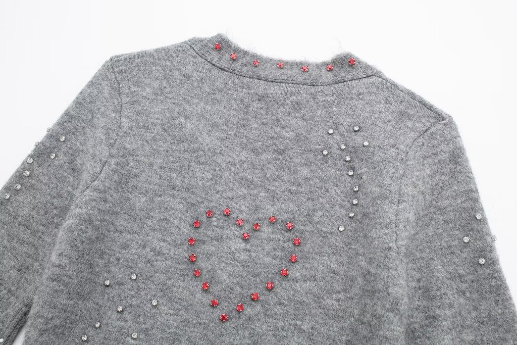 Vaelum Beaded Knit Cardigan