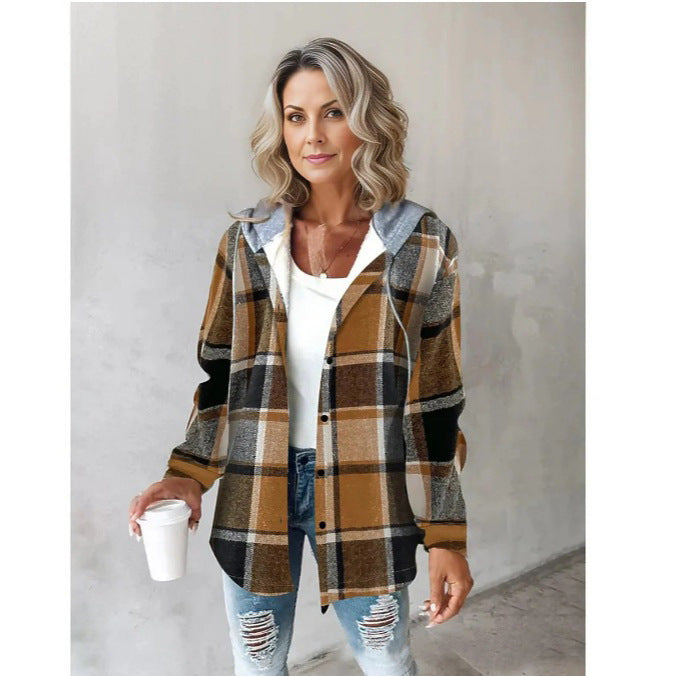 Vaelum Oversized Plaid Jacket