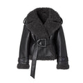 Vaelum Fur-Collar Waisted Jacket