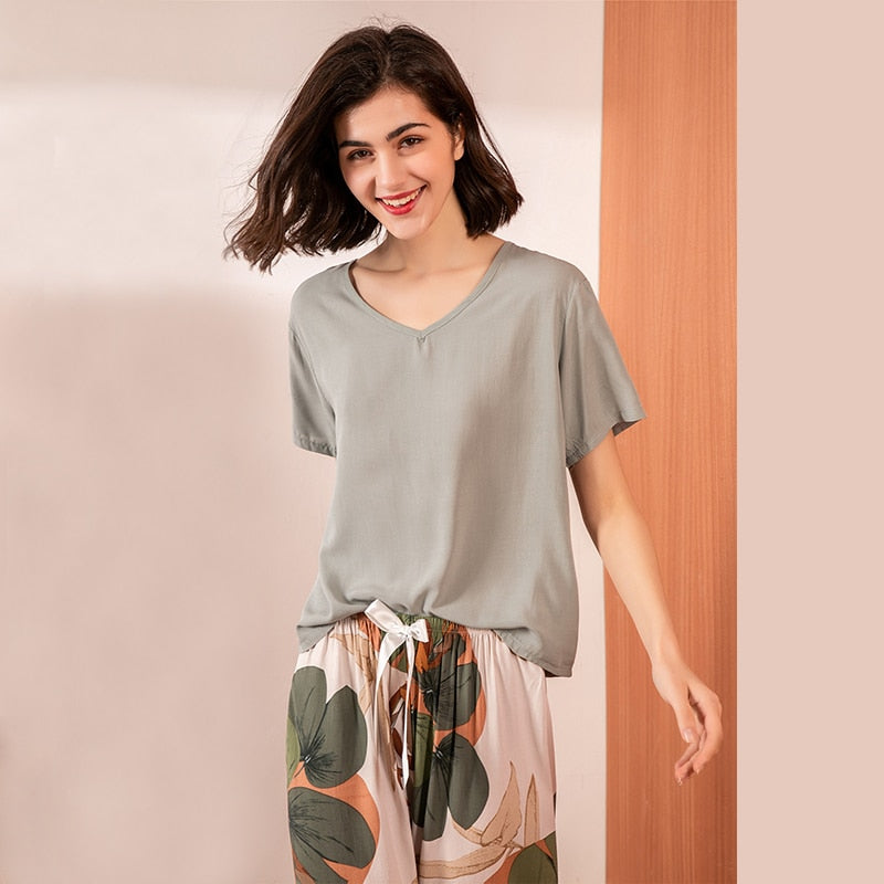 Vaelum Floral Pyjama Set