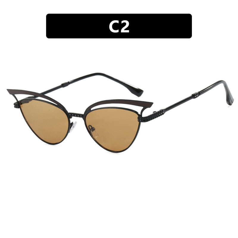 Vaelum Cat-Eye Cut-Out Sunglasses