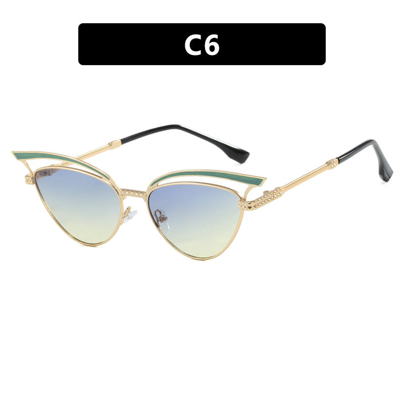 Vaelum Cat-Eye Cut-Out Sunglasses
