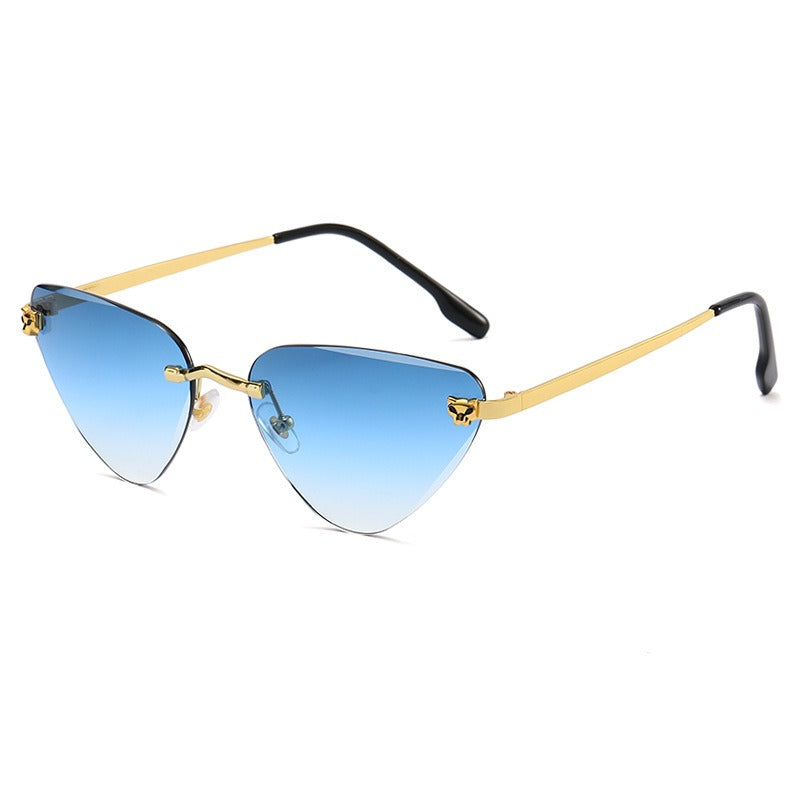 Vaelum Rimless Cut-Edge Sunglasses