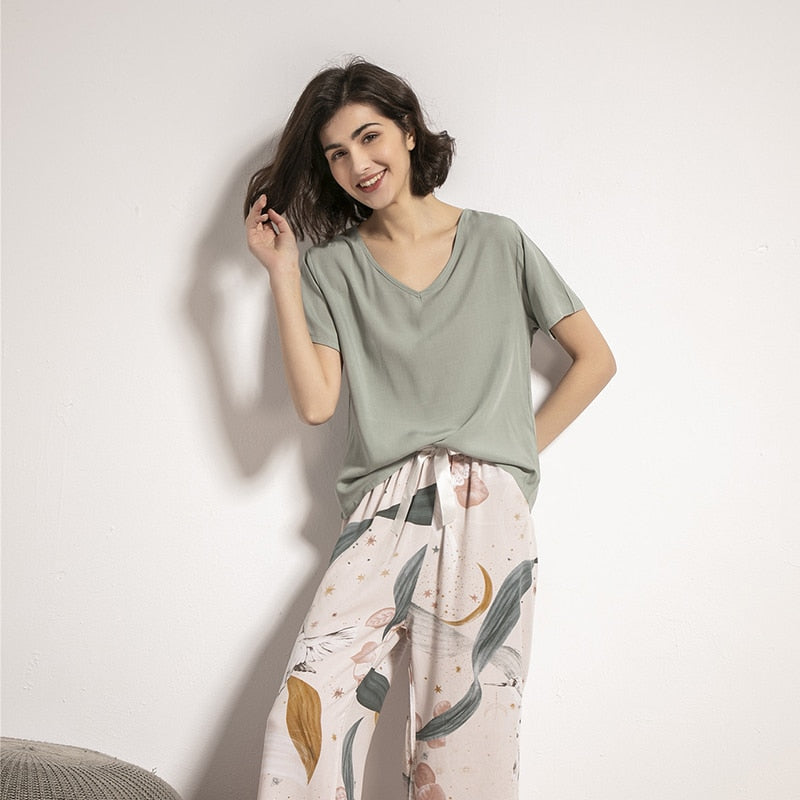 Vaelum Floral Pyjama Set