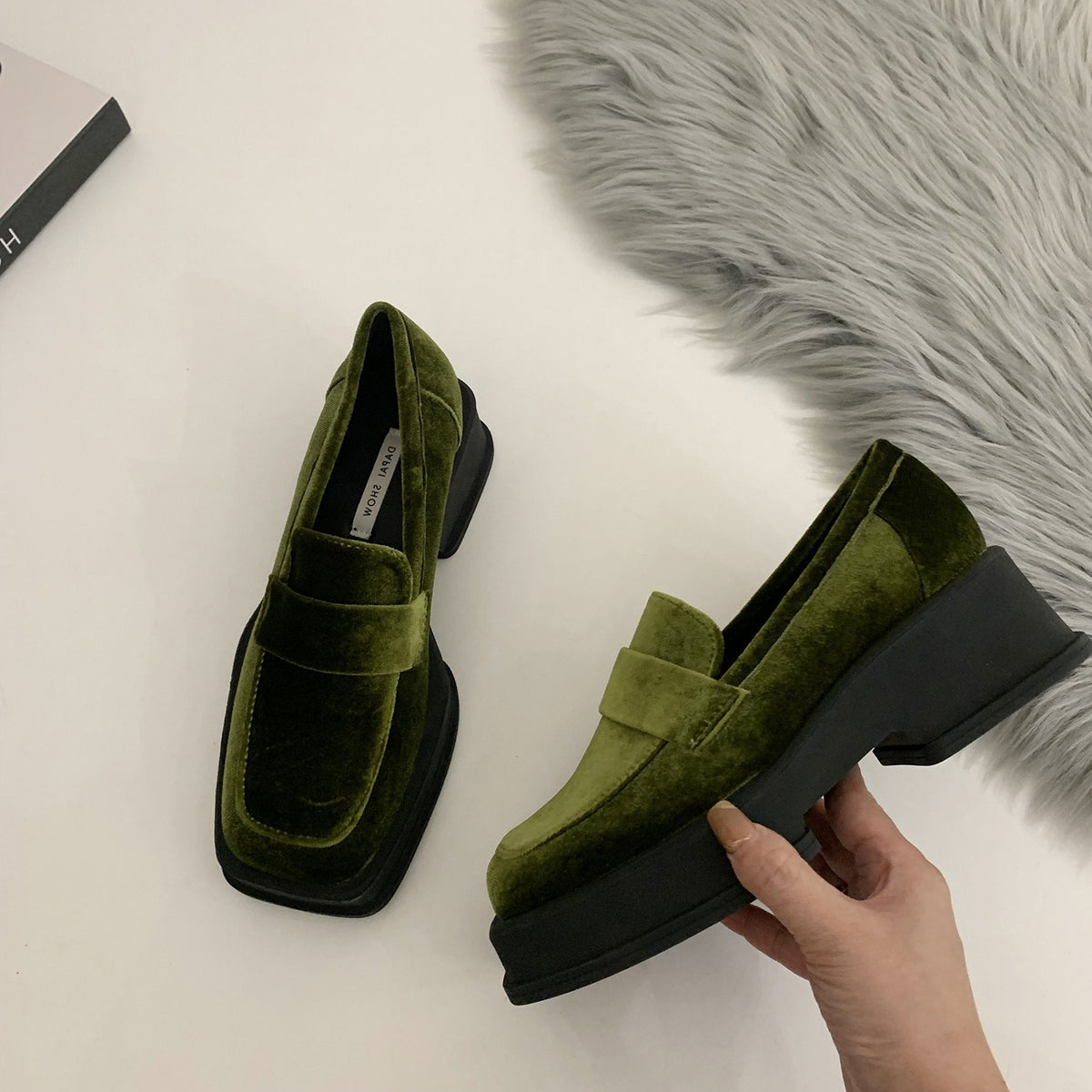 Vaelum Chunky Suede Platform Shoe