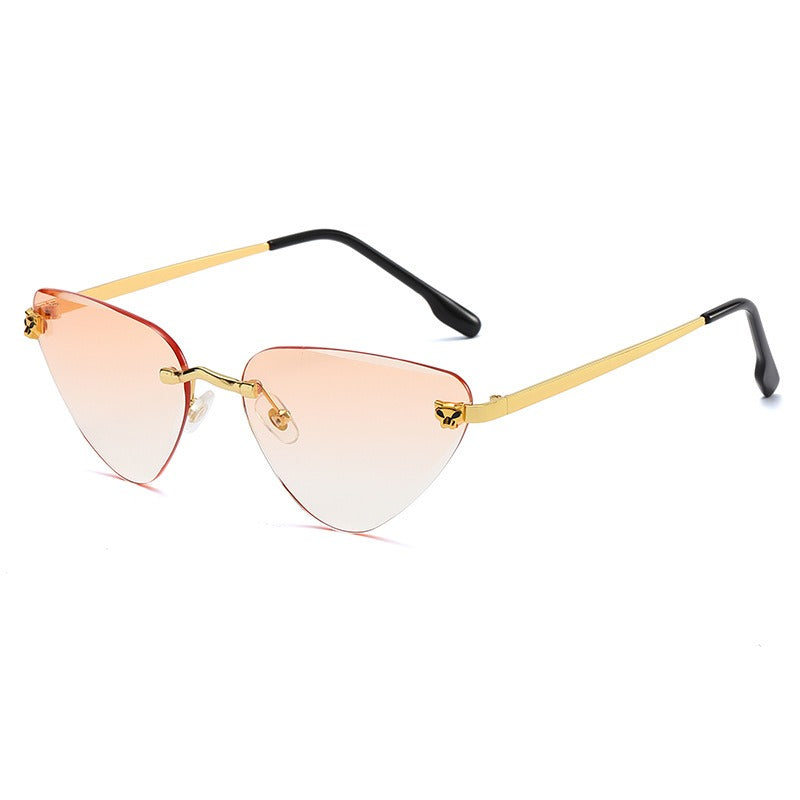 Vaelum Rimless Cut-Edge Sunglasses