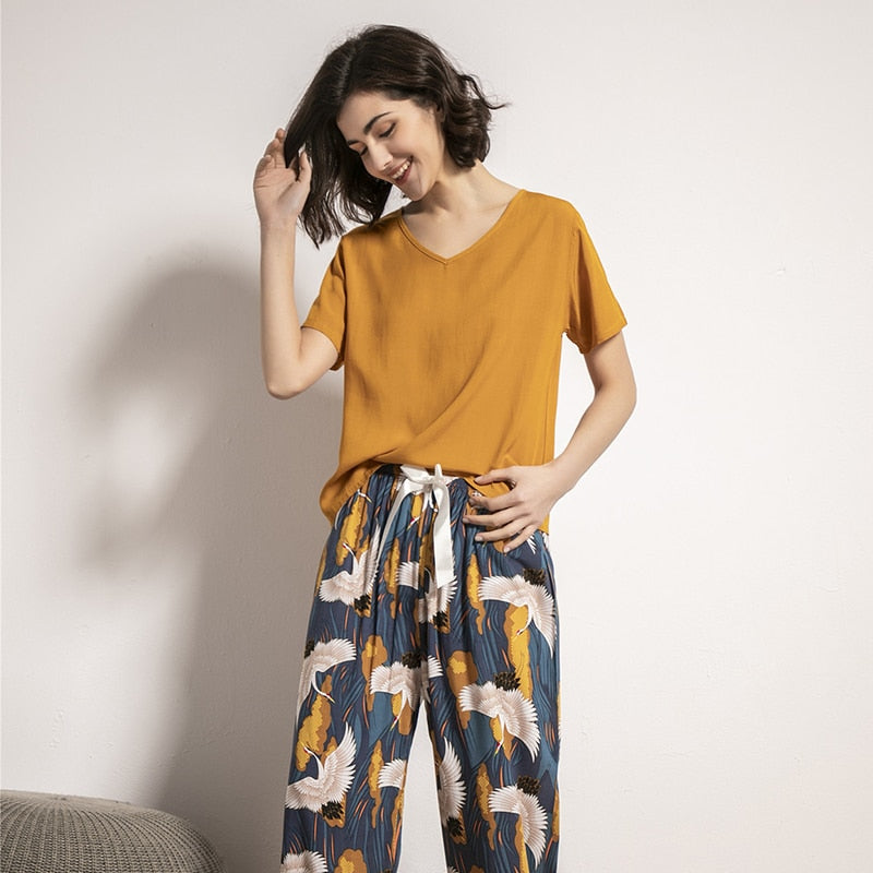 Vaelum Floral Pyjama Set