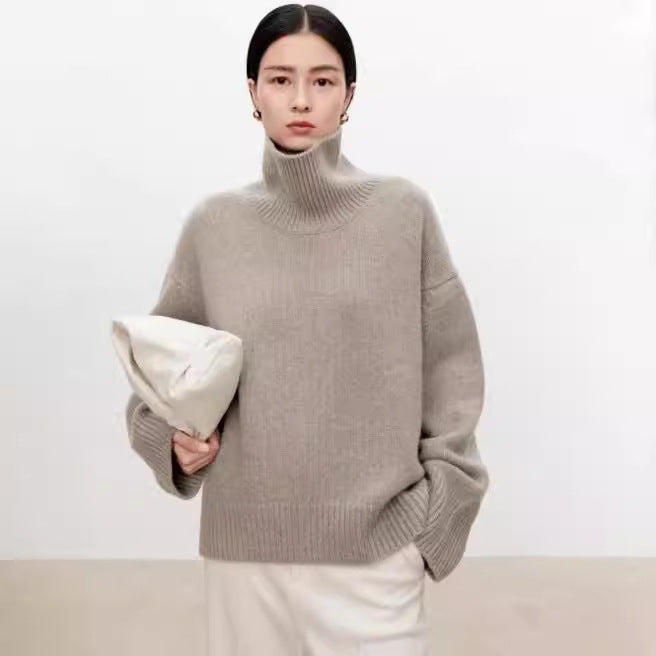 Vaelum High-Neck Knit Sweater