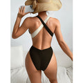 Vaelum Cross-Detail High-Waist One-Piece
