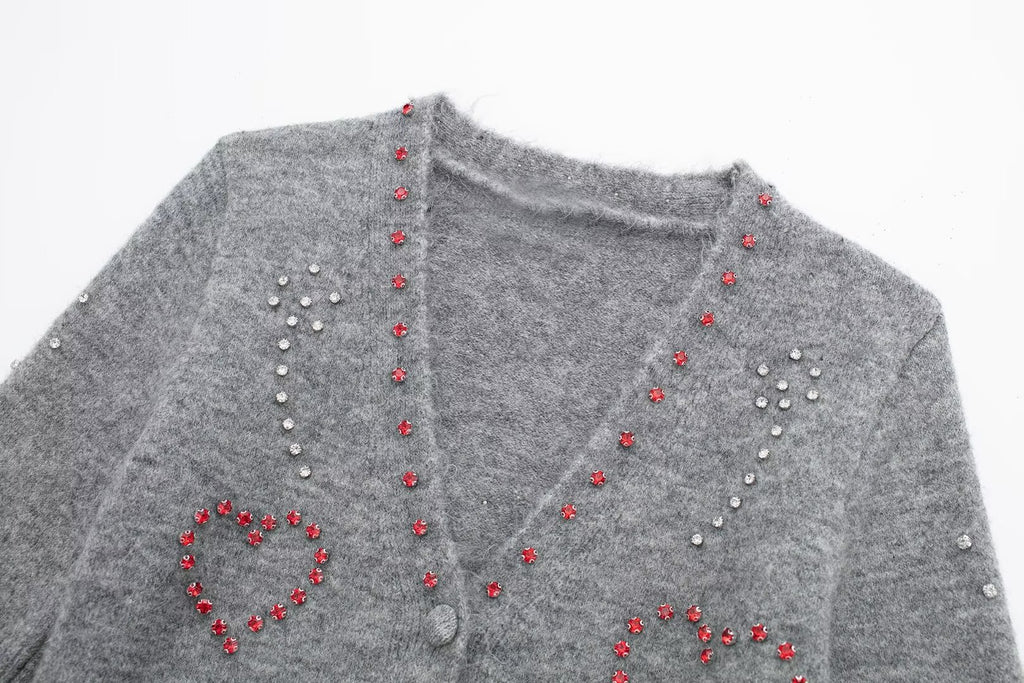 Vaelum Beaded Knit Cardigan